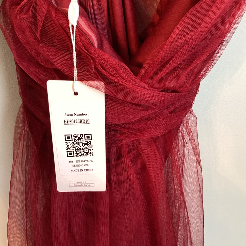 Ever Pretty maroon red bridesmaid dress - Picture 10 of 13